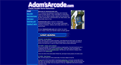 Desktop Screenshot of adamsarcade.com