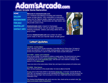 Tablet Screenshot of adamsarcade.com